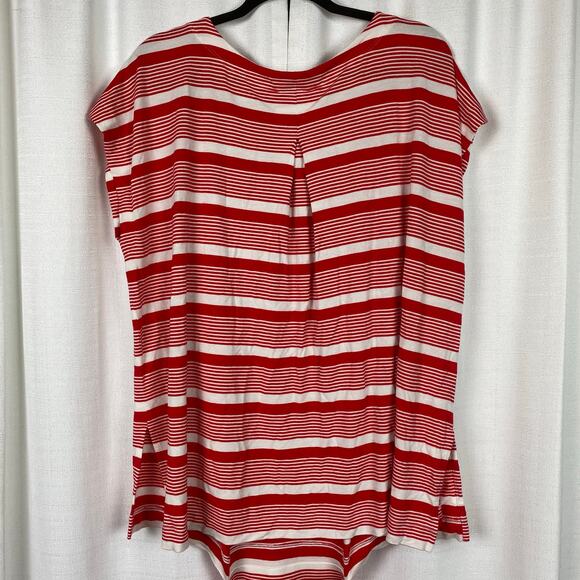 CAbi Red&White Stripe Leisure Playsuit Romper Sz.XL - Picture 12 of 16